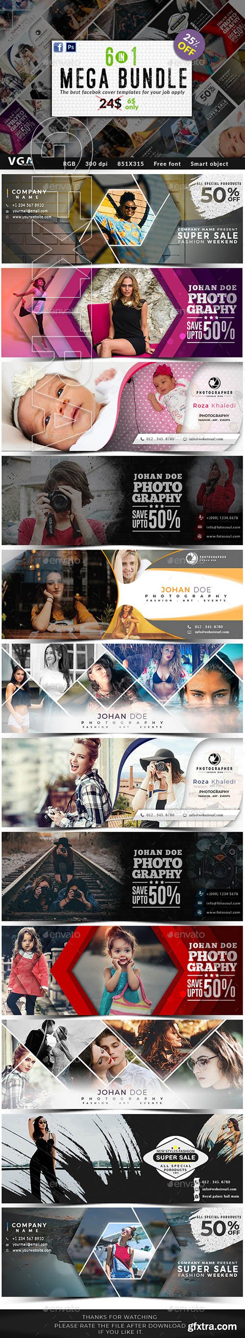 GraphicRiver - Facebook Cover Bundle 22262052