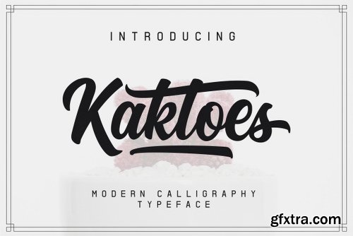 Kaktoes Script Font Family - 4 Fonts