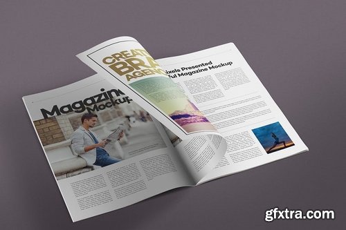 Open Magazine Mockups