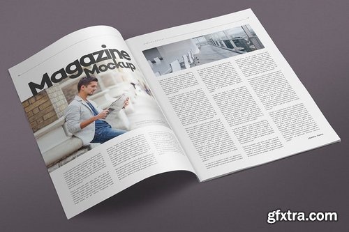 Open Magazine Mockups