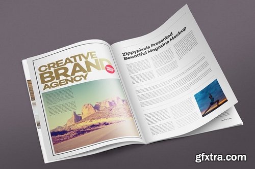 Open Magazine Mockups