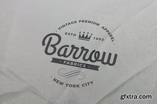 Photo-realistic Fabric Logo Mockups