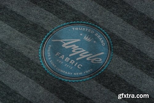 Photo-realistic Fabric Logo Mockups