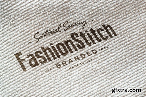 Impressive Fabric Logo Mockups