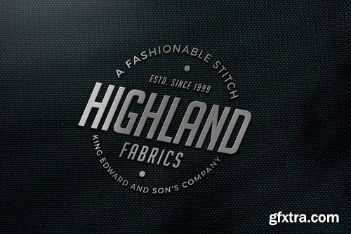 Impressive Fabric Logo Mockups