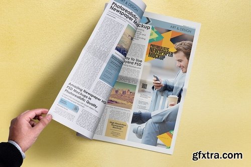 Newspaper Advert Mockups