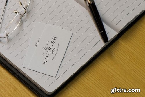 Photorealistic Paper Logo Mockups