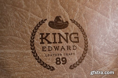 Leather Logo Mockups