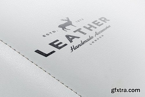 Leather Logo Mockups