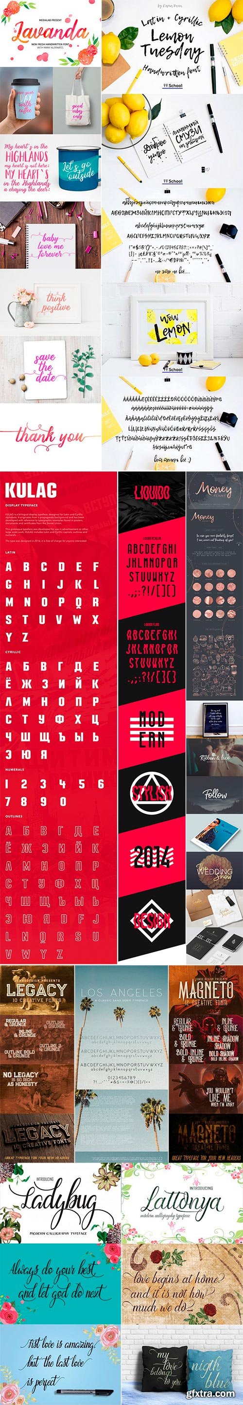 Mix Fonts Bundle 10