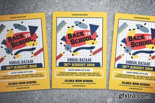 Back To School Bazaar Flyer