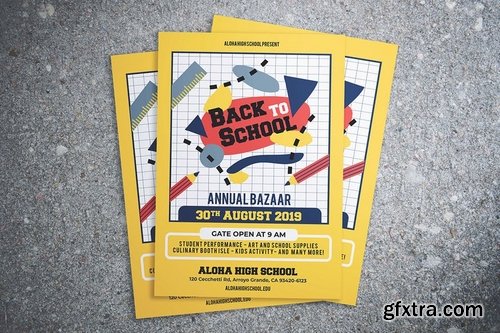 Back To School Bazaar Flyer