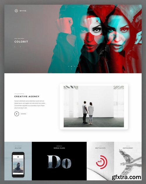 Wythe - Creative Portfolio PSD Template