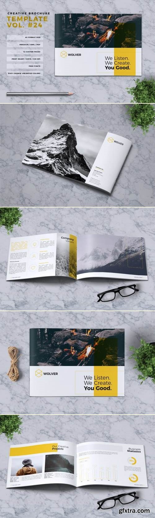 Creative Brochure Template A5 Vol. 24