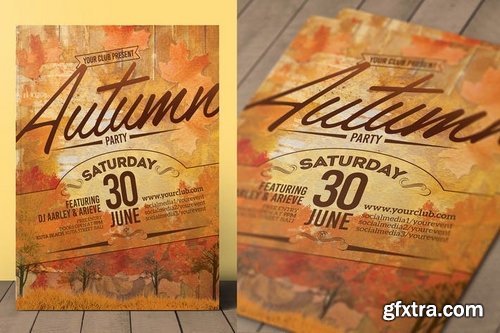 Autumn Event Flyer Invitation