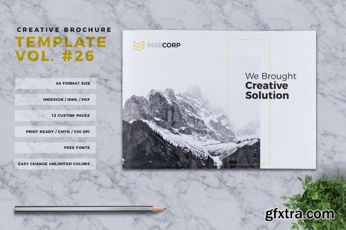 Creative Brochure Template A5 Vol 26