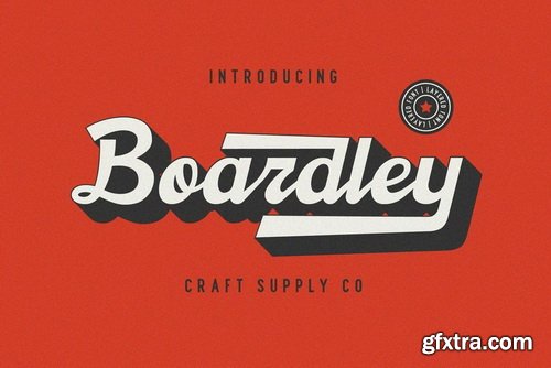 Boardley Script Font Family