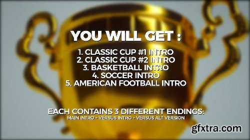 Videohive Solid Sport Trophy Intro (Opener) 22280742