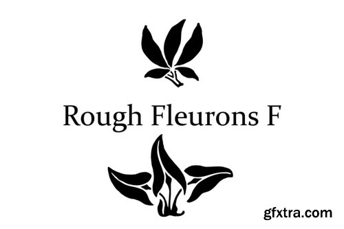 Rough Fleurons F Font