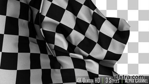 Videohive Checkered Flag Racing Transition 4K 19882442