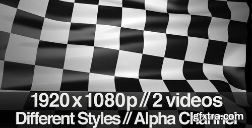 Videohive Checkered Finish Line Race Flag - Series of 2 1195854