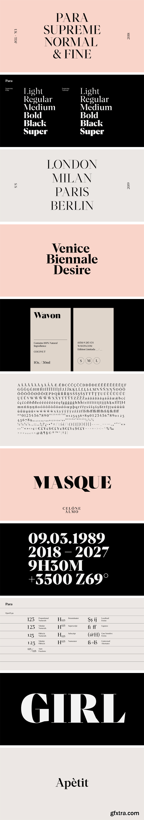 Para Supreme Font Family