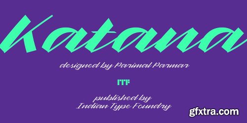 Katana Font Family - 5 Fonts