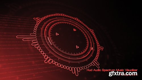 Videohive Hud Audio Spectrum Music Visualizer 21232494