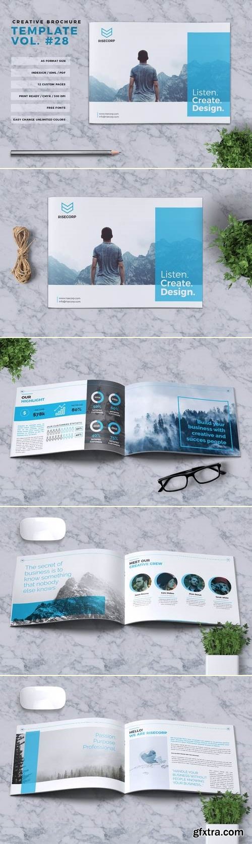 Creative Brochure Template A5 Vol. 28