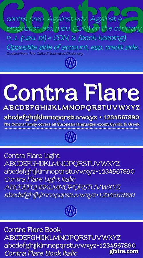 Contra Flare Font Family