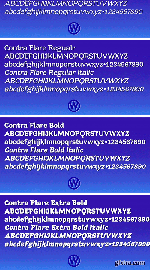 Contra Flare Font Family