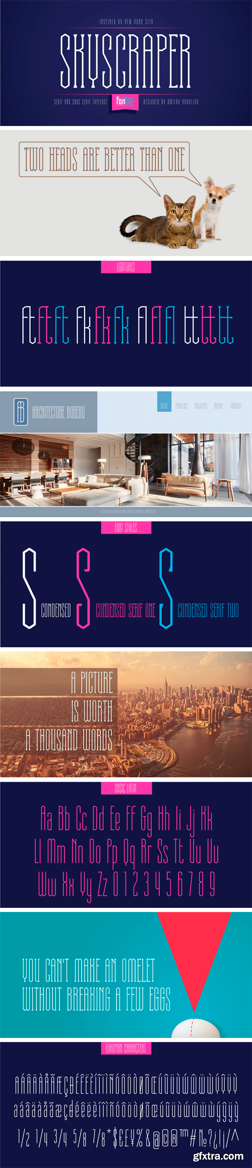 Skyscraper Font Family