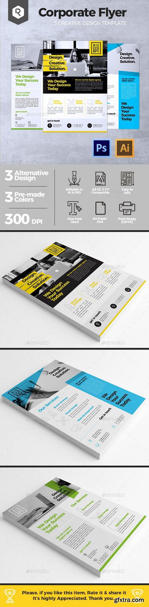 Graphicriver - Creative Corporate Flyer Vol. 01 20367484