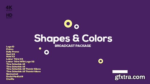 Videohive Shapes and Colors Broadcast Package 19649419