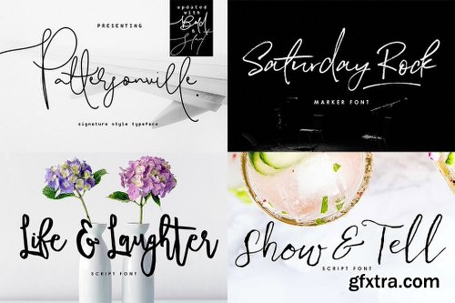 100+ Fonts and 2000 Professional Graphics