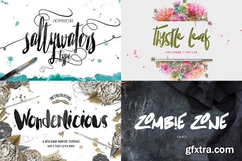 100+ Fonts and 2000 Professional Graphics