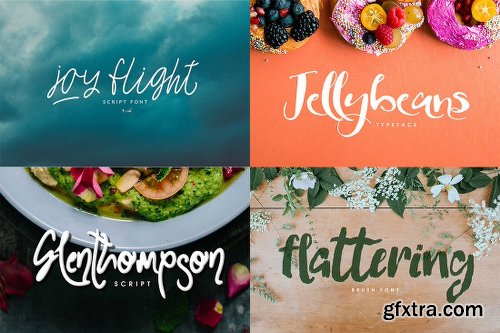 100+ Fonts and 2000 Professional Graphics