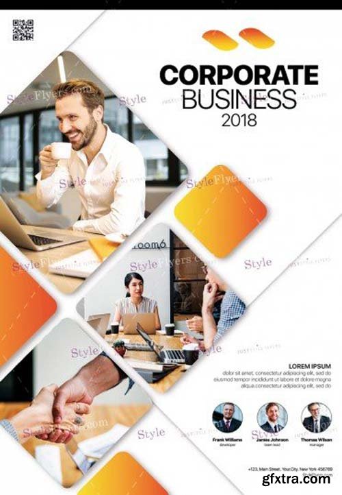 Corporate Business V17 2018 PSD Flyer Template