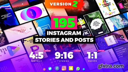 Videohive Instagram Stories and Posts Pack V2 22063442