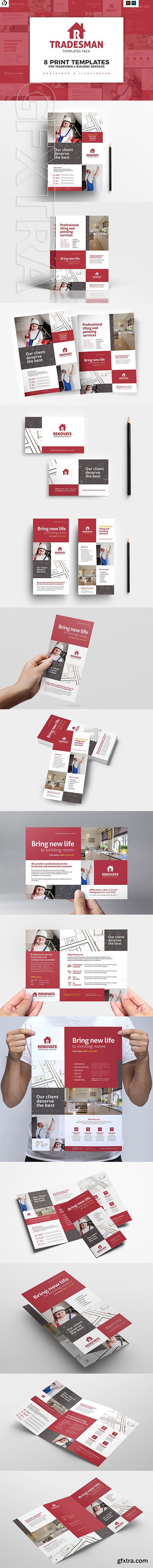 CreativeMarket - Tradesman Templates Pack 2717485