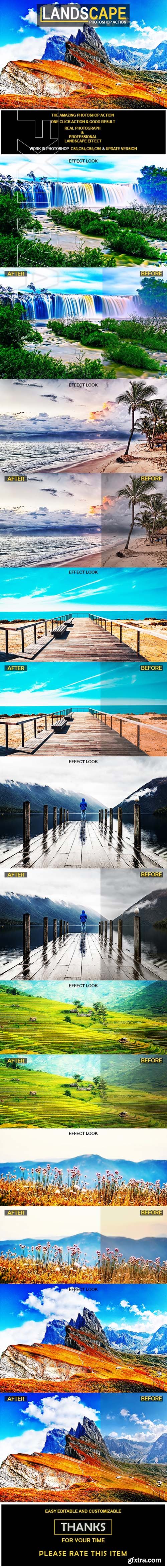 GraphicRiver - Landscape Photoshop Action 22264773