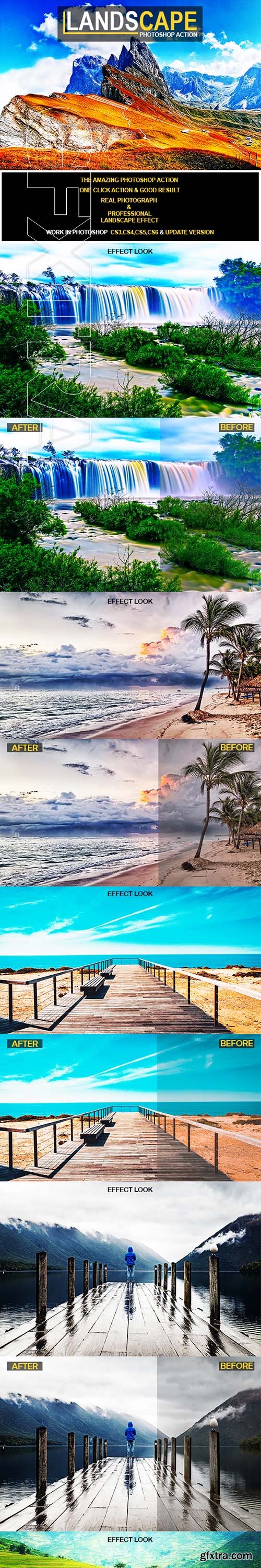 GraphicRiver - Landscape Photoshop Action 22264773