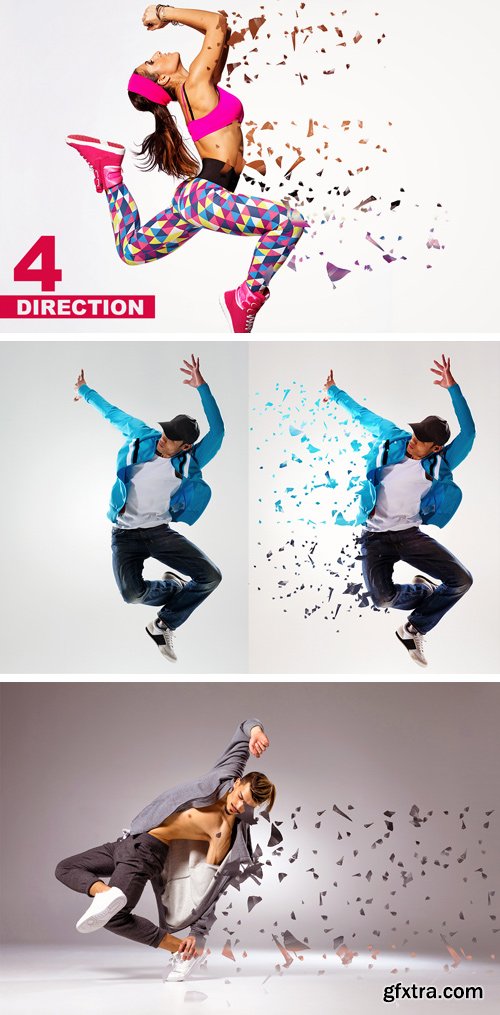 Designbundles - Dispersion Photoshop Action 52920