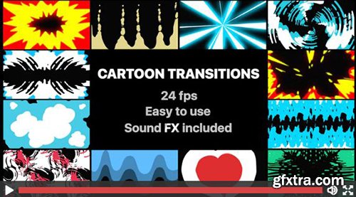 Handy Cartoon Transitions - After Effects 95531