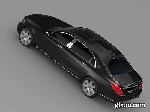 Mercedes-Benz S-Class S500 3d Model