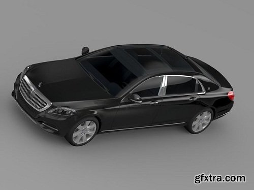 Mercedes-Benz S-Class S500 3d Model