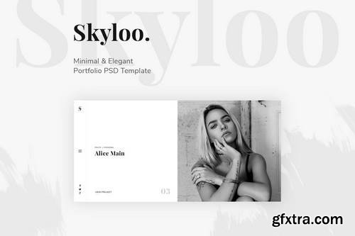 Skyloo - Minimal & Elegant Portfolio PSD Template