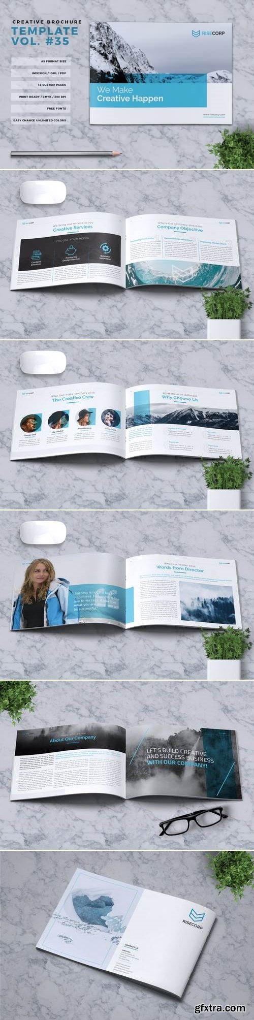 Creative Brochure Template A5 Vol. 35