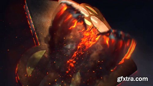 Videohive Fire Dragon Logo 13336634