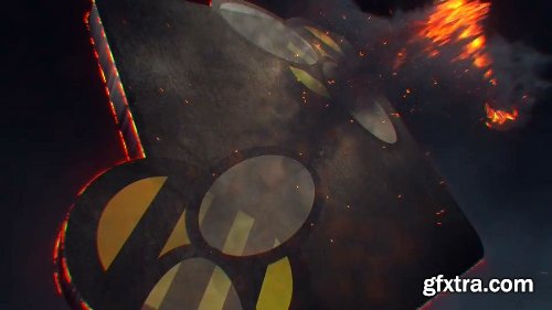 Videohive Fire Dragon Logo 13336634